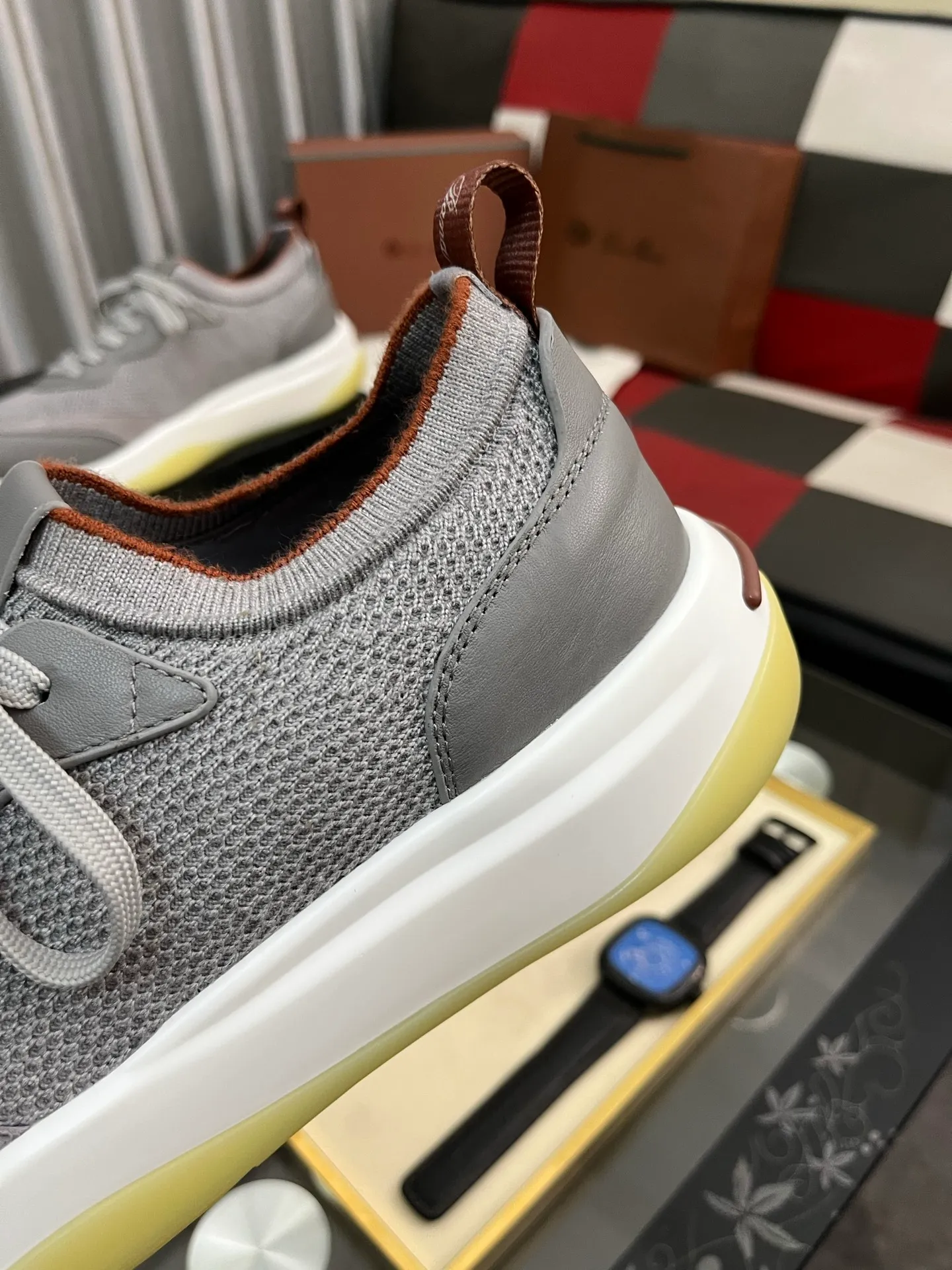 Men's men's shoes💰620⌚️⌚️Loro Piana - Loro Piana LP classic casual shoes, men's lace-up casual shoes and sneakers, high-quality lightweight and comfortable fabrics, suitable for outdoor leisure, the color is young and energetic, the upper is imported deerskin from Italy, it is great with sportswear or casual suits! Code number: 38-446️⃣Colors available